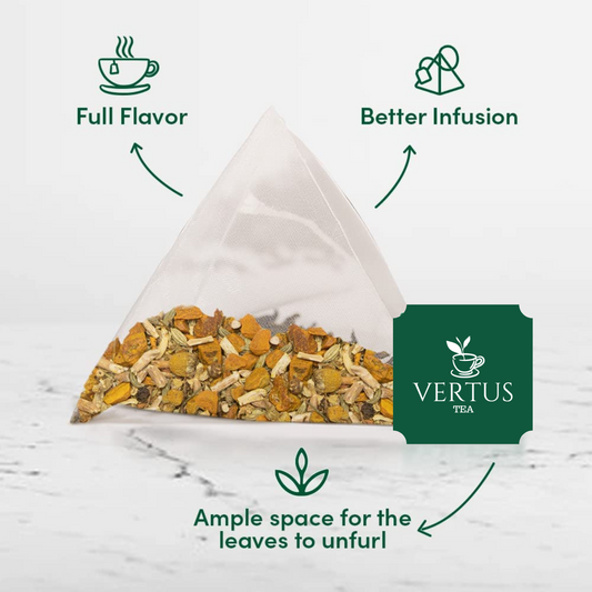 Filter Paper Bags VS Infuser Tea Bags VERTUS TEA