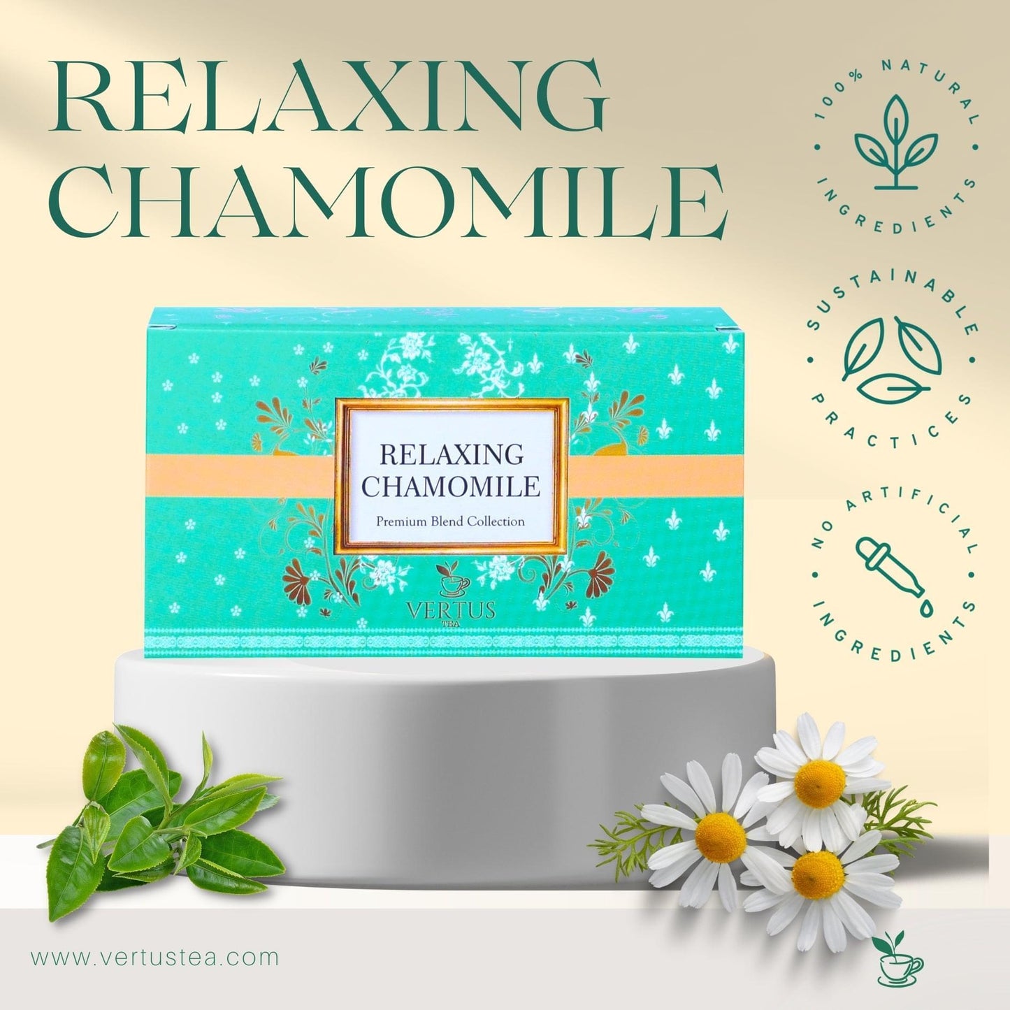 Relax & Calm Bundle VERTUS TEA