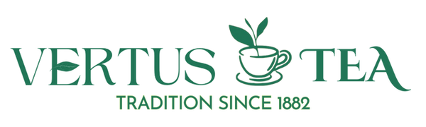 VERTUS TEA LOGO GREEN COLOR