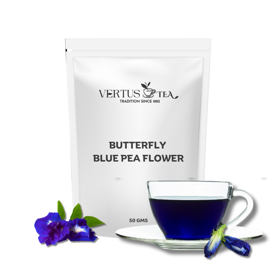 Vertus Tea Blue Pea Flower | Caffeine Free | VERTUS TEA