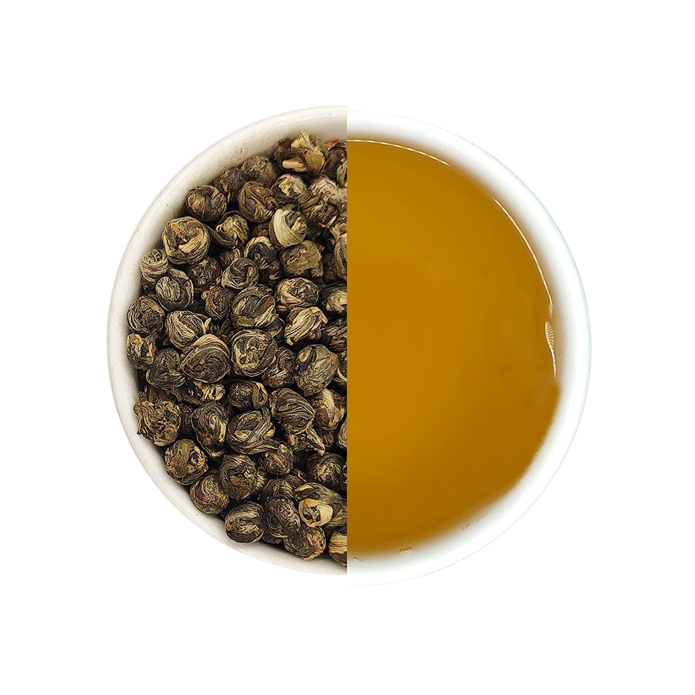 Liquid Asian Tea Jasmine Pearls Green Tea | Chinese Tea | VERTUS TEA