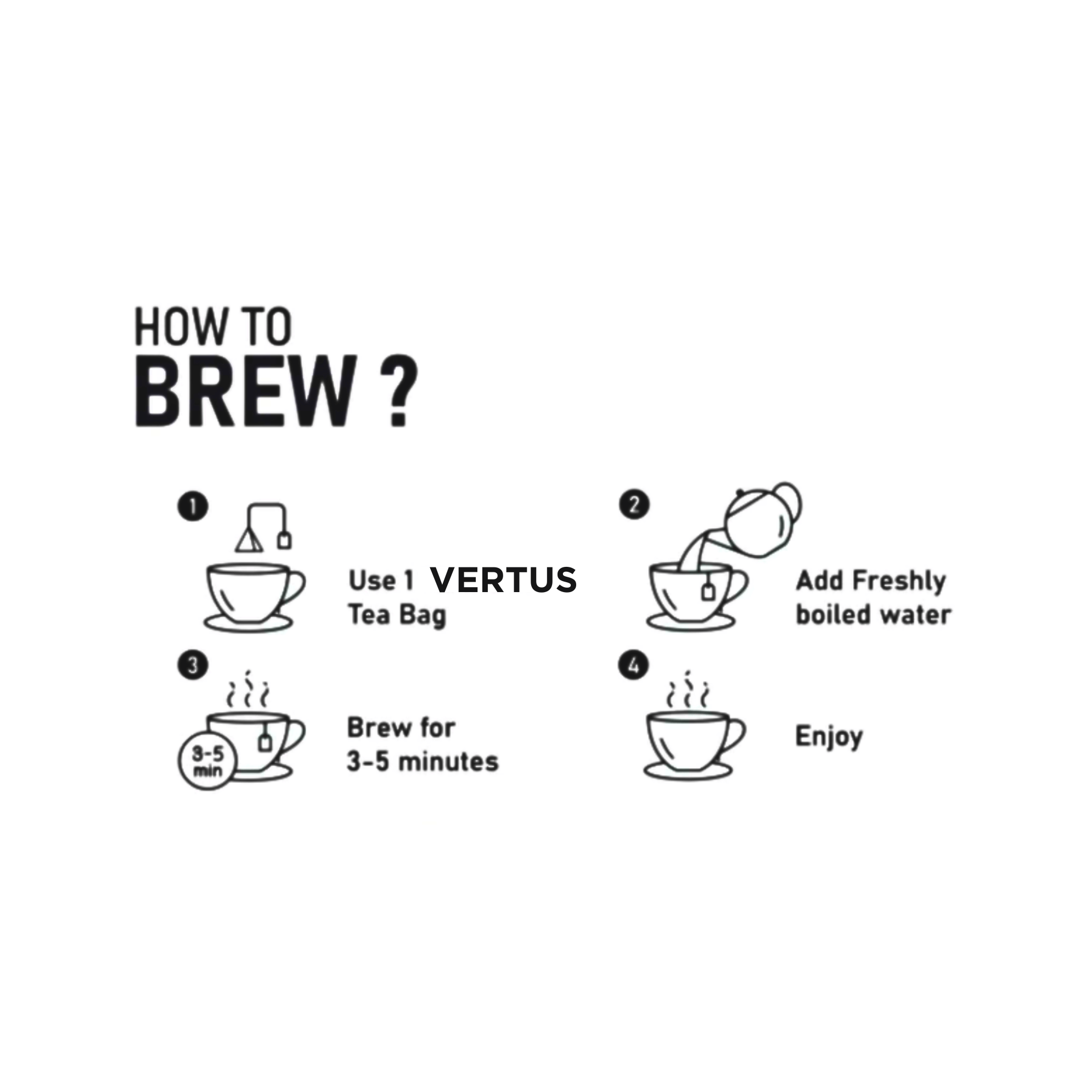 Vertus Tea Detox Green Tea | 25 Teabags | Kangra | VERTUS TEA