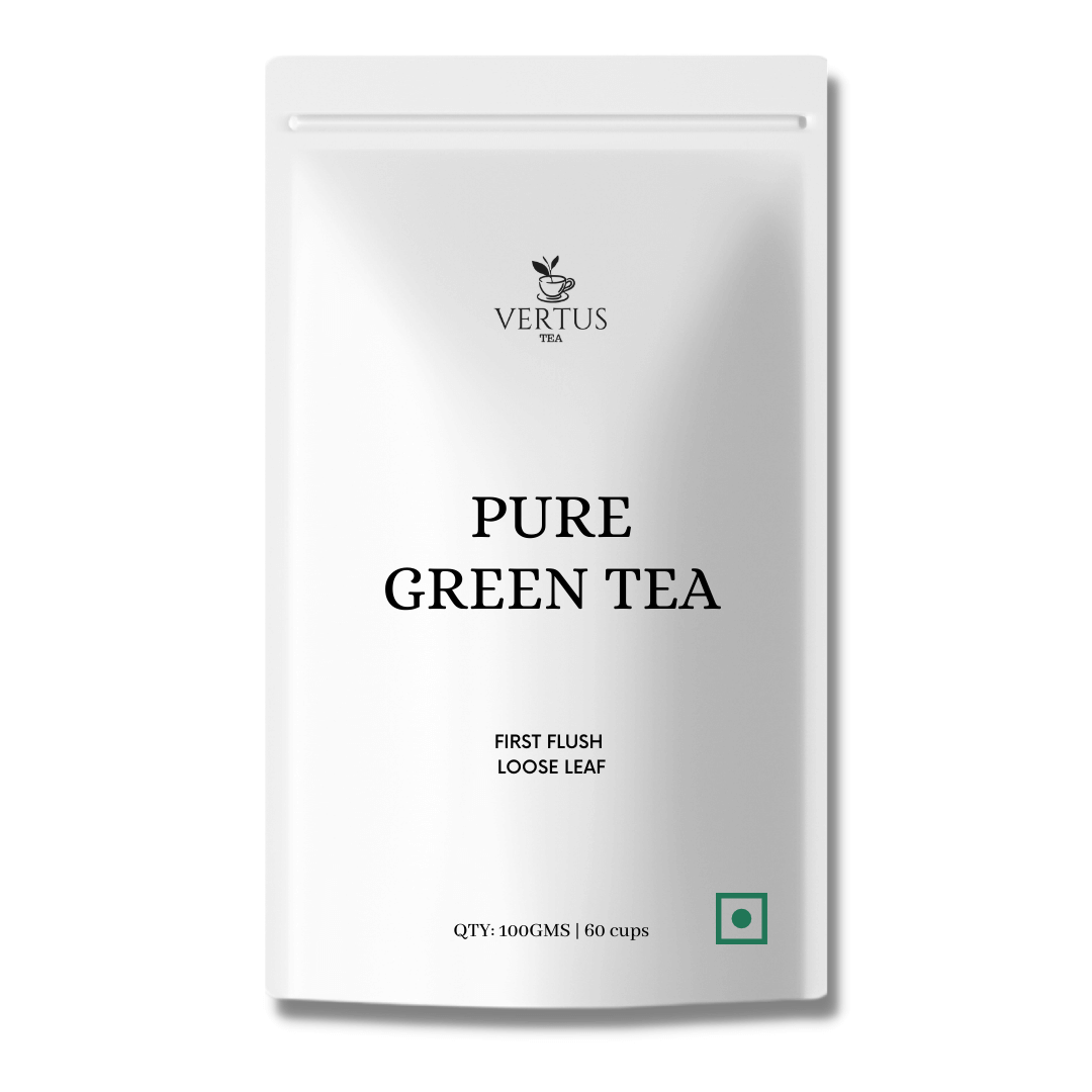 Vertus Tea First Flush Green Tea | Loose Leaf | Kangra Tea | VERTUS TEA