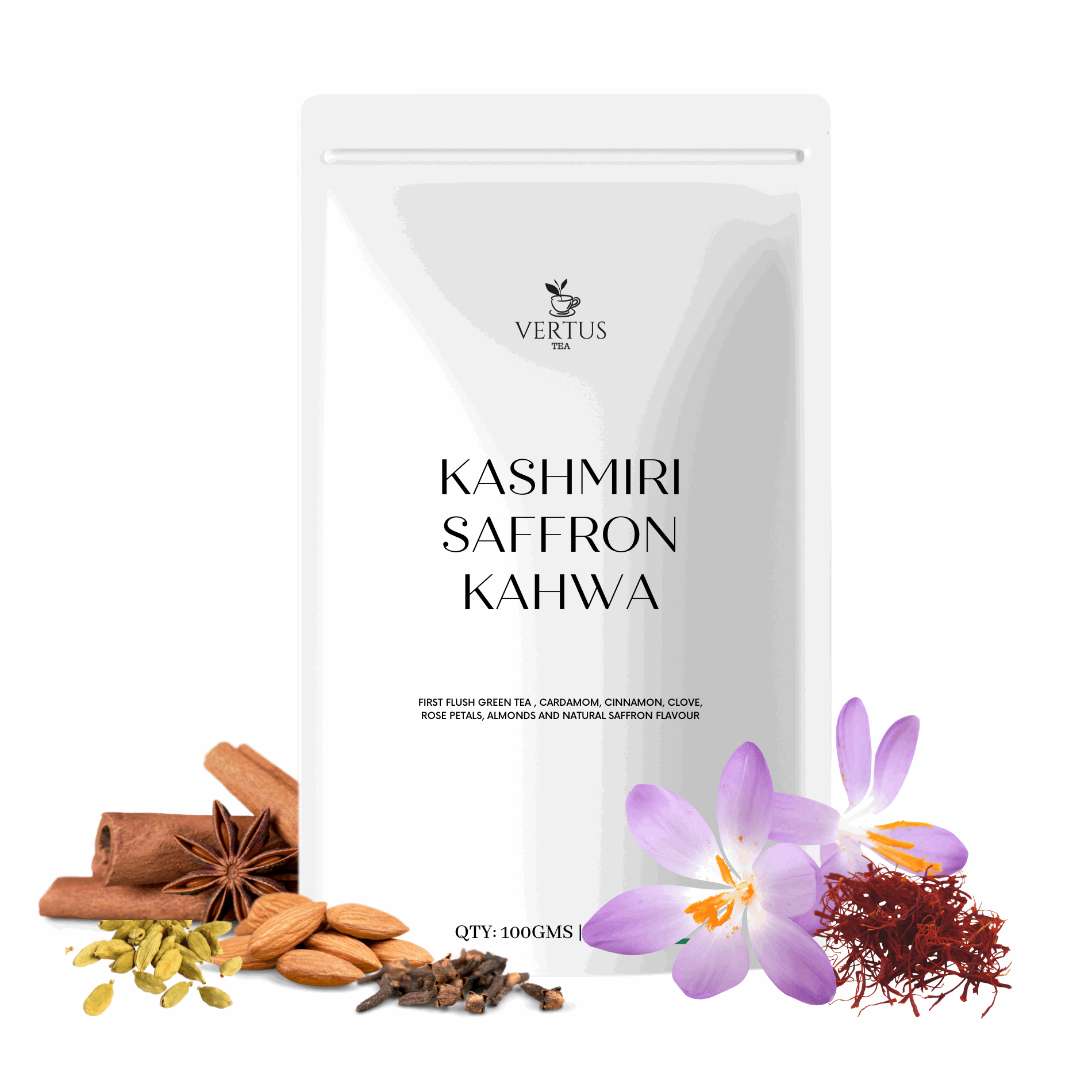 Kashmiri Saffron Kahwa VERTUS TEA