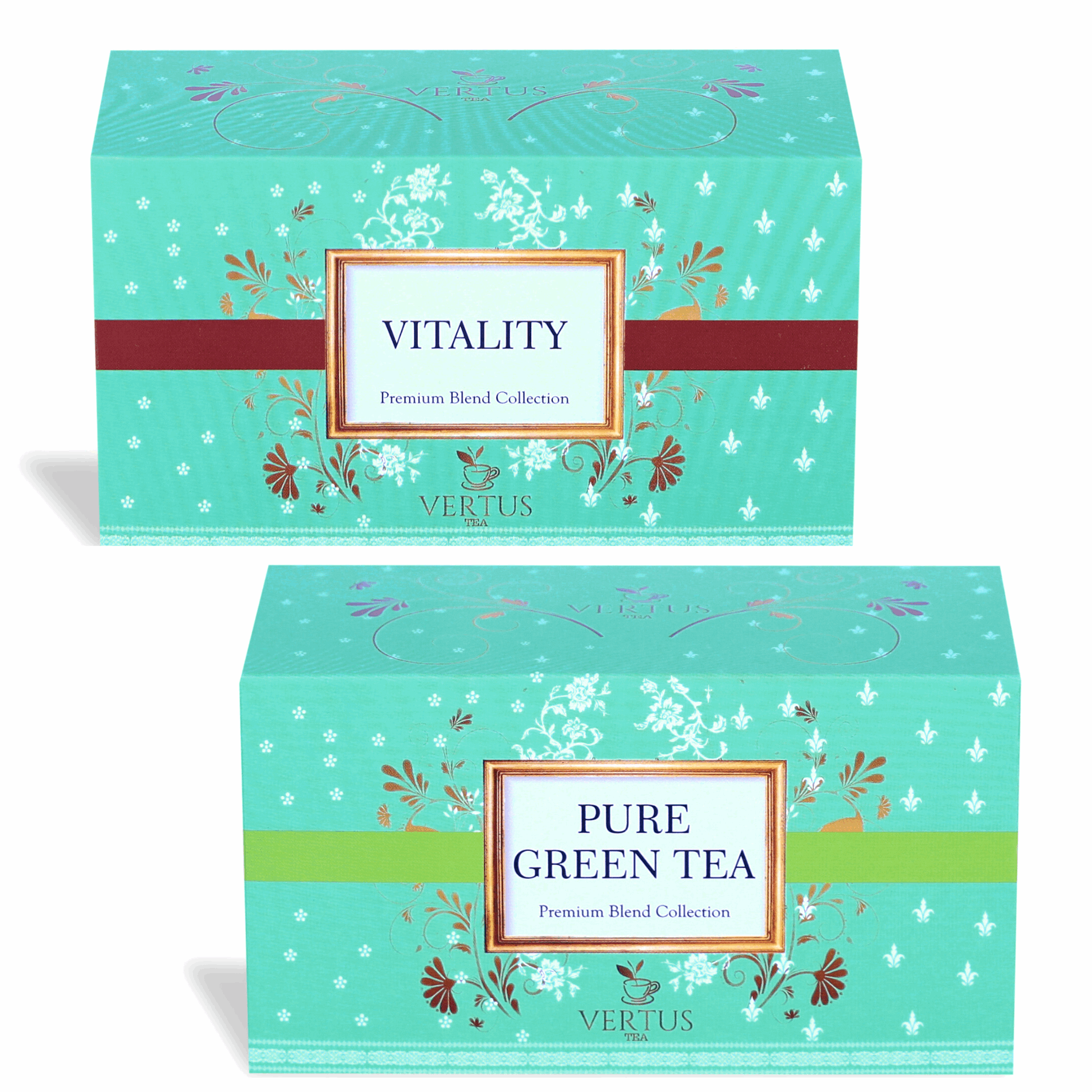 Vertus Tea Men Health Care Bundle | Pack of 2 | 50 Teabags | VERTUS TEA