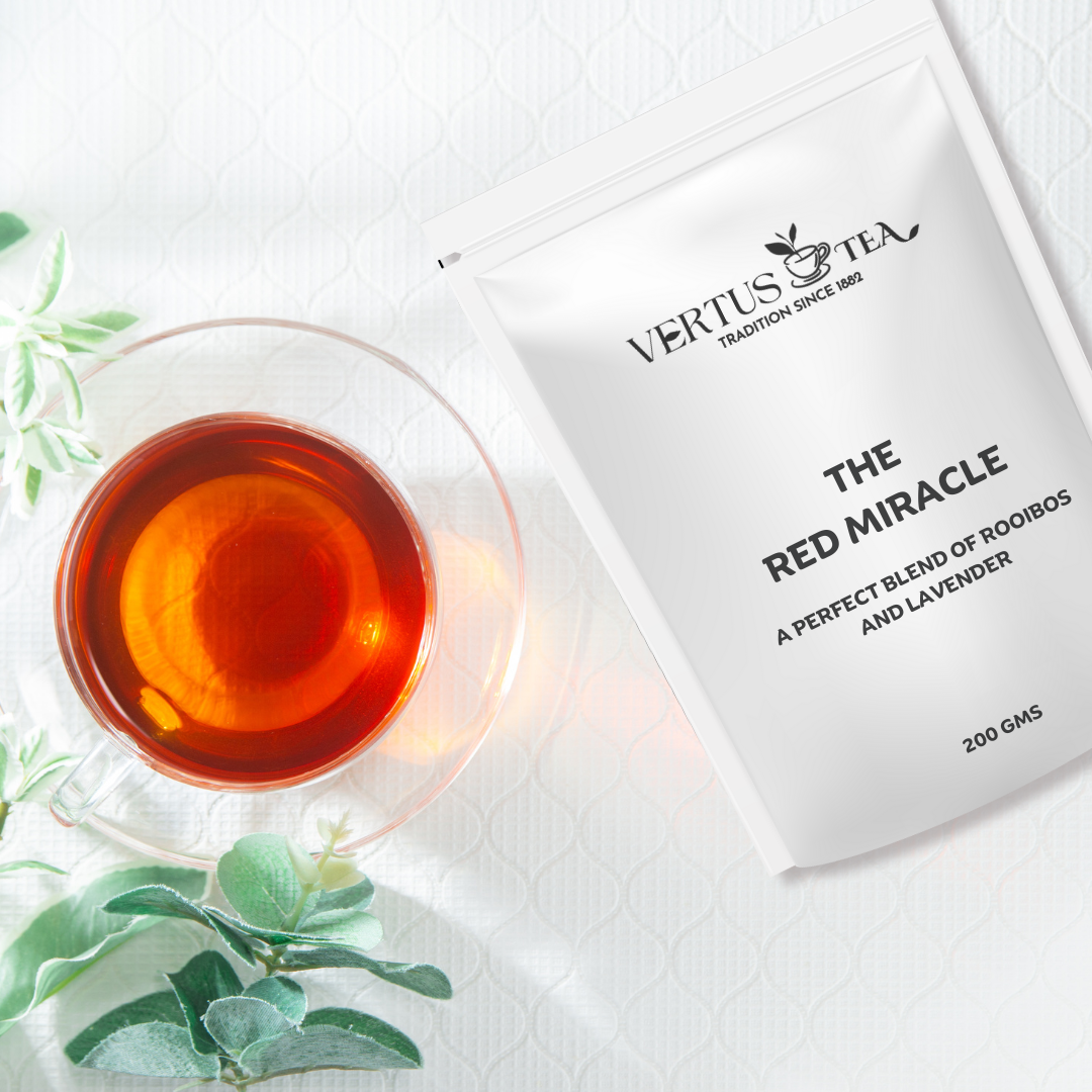 Vertus Tea Red Miracle | Loose Leaf | Caffine Free | VERTUS TEA